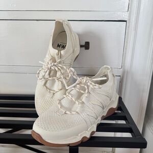 Madewell Field Knit Sneakers / Eyelet White Multi